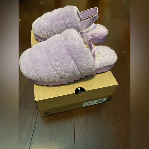 UGG Shoes - UGG super fluffy slipper in purple size 9